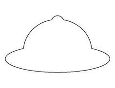 Safari Hat Template Elf Hat Pattern Use the Printable Outline for Crafts