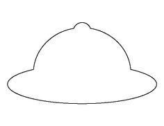 Safari Hat Template Fireman Hat Pattern Use the Printable Outline for Crafts