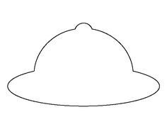 Safari Hat Template Magnifying Glass Pattern Use the Printable Outline for