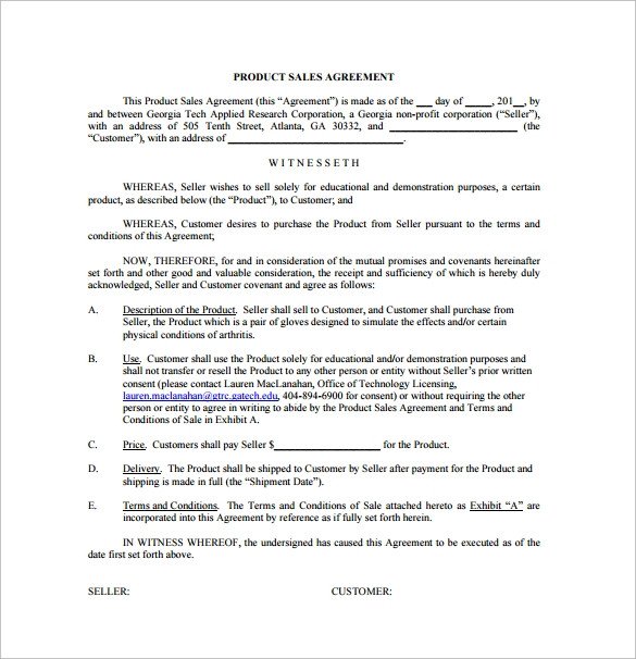 Sales Agreement Template Word Sales Agreement 17 Download Free Documents In Word Pdf