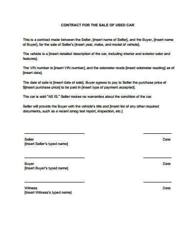 Sales Agreement Template Word Sales Contract Template Free Download Create Edit Fill