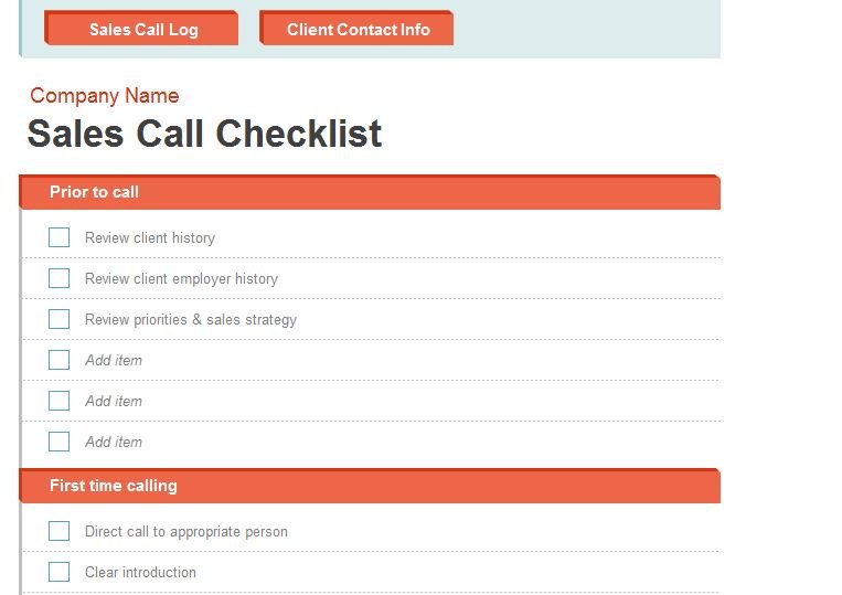 Sales Call Reporting Template Mobilitymedia Blog