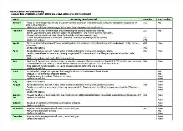 Sales Plan Template Word 13 Sales Strategy Template Doc Excel Pdf