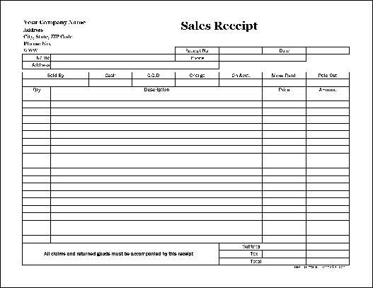 Sales Receipt Template Pdf 17 Sales Receipt Templates Excel Pdf formats