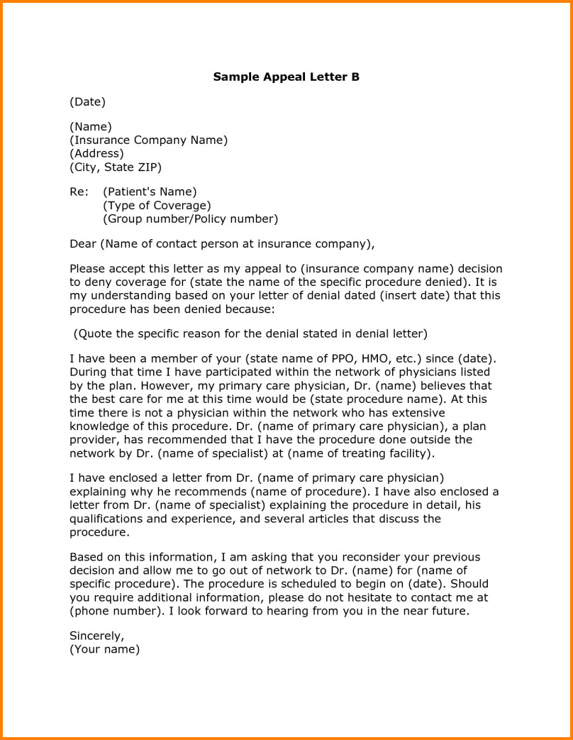 Sample Appeal Letter format 9 Examples Of College Appeal Letters
