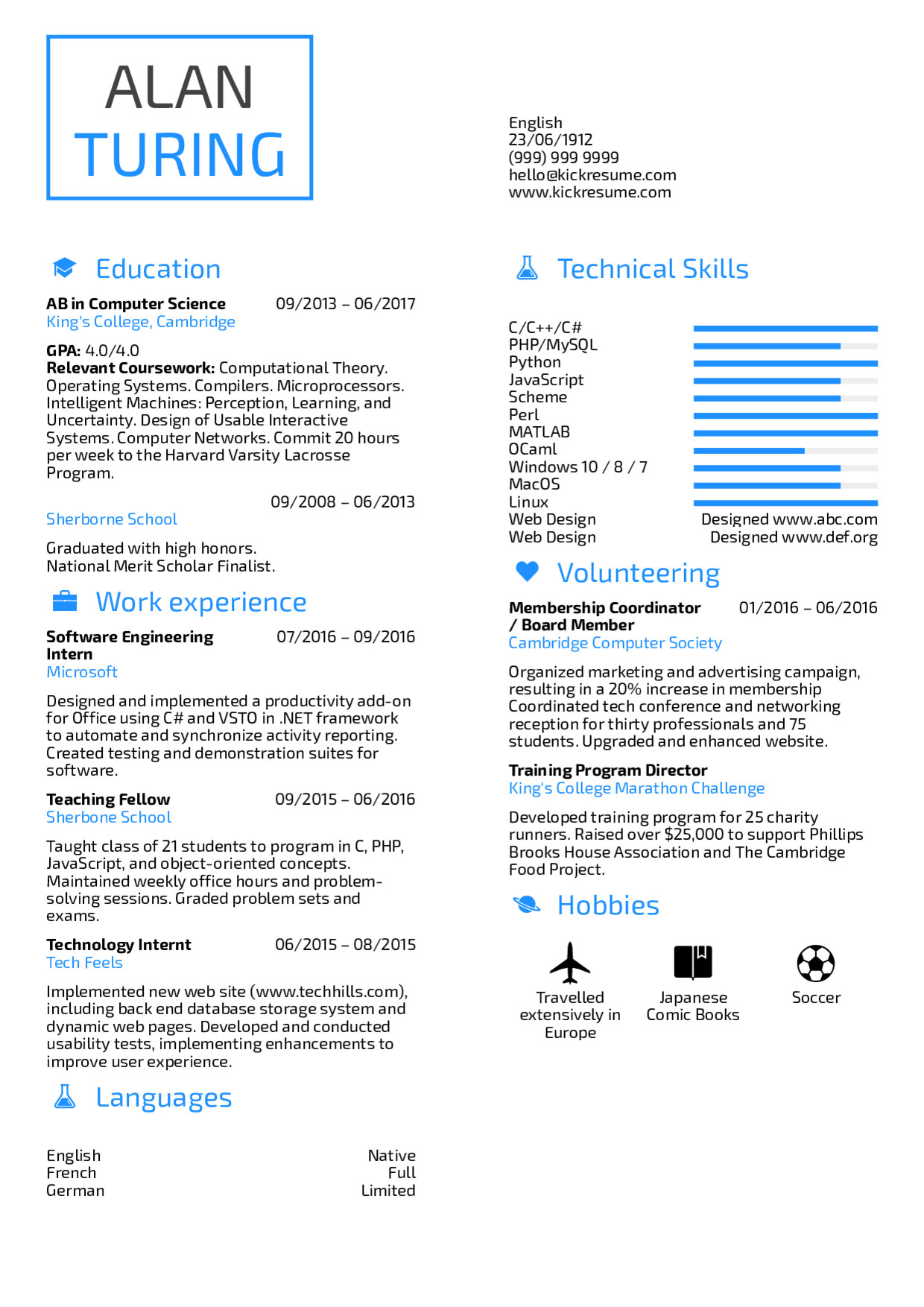 Sample Computer Science Resume Resume Examples by Real People Student Resume Puter