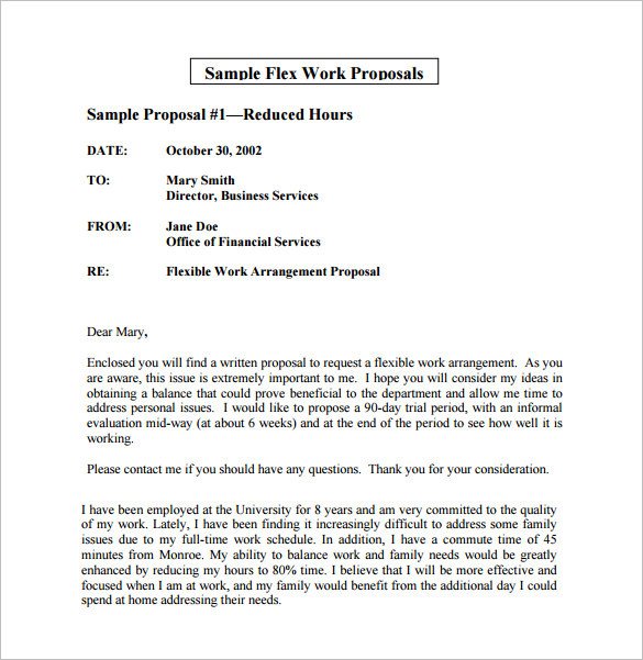 Sample Job Proposal Template Work Proposal Template 15 Free Sample Example format