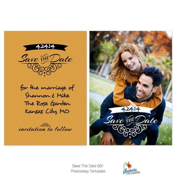 Save the Date Photoshop Templates Save the Date Shop Template 001 Save the Date Photoshop Templates Save the Date Shop Template 001