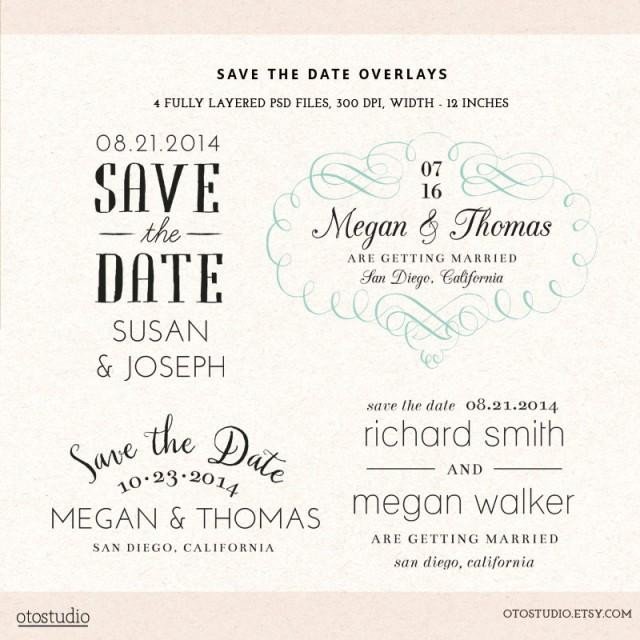 Save the Date Photoshop Templates Shop Save the Date Overlays Wedding Cards Psd