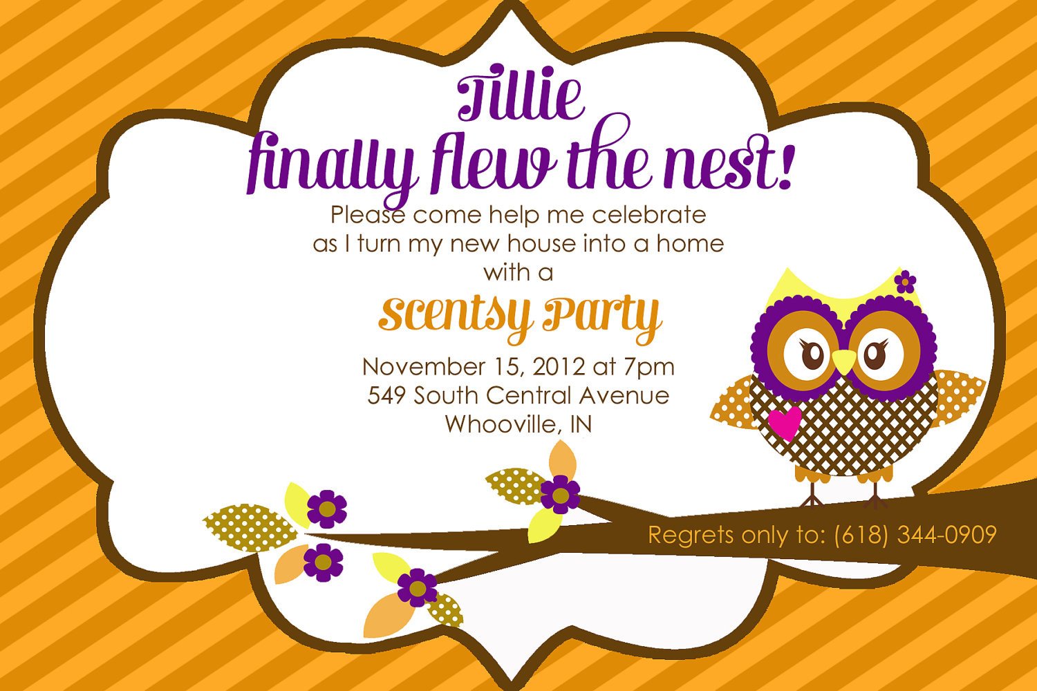 Scentsy Party Invitation Template Scentsy Party Invitation Wording