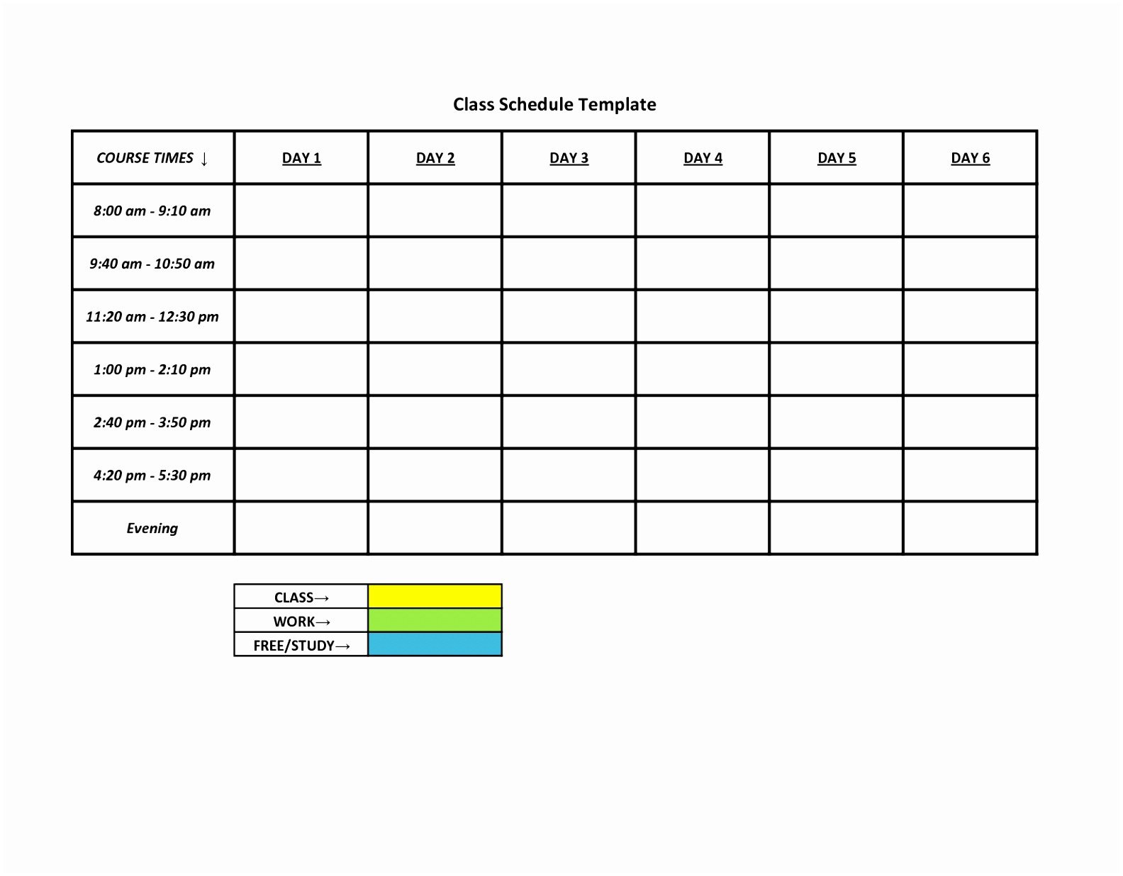 Schedule Of Availability Template 5 Work Availability form Template Oitae