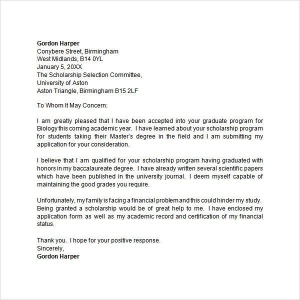 Scholarship Cover Letter Sample Creative Writing Scholarship Essays Title Writing A