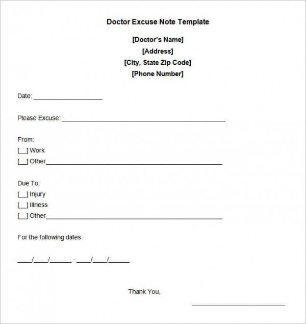 School Excuse Note Template 35 Doctors Note Templates Word Pdf Apple Pages
