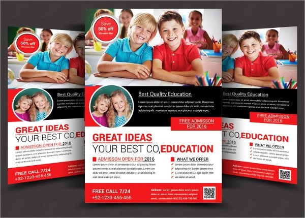 School Picture Day Flyer Template 30 School Flyers Templates Psd Ai Pages Word