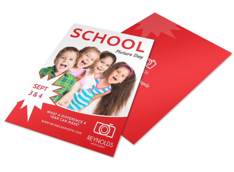 School Picture Day Flyer Template Back to School Picture Day Flyer Template