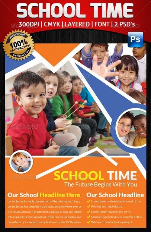 School Picture Day Flyer Template Graphicriver Junior School Education Flyer Template Bundle