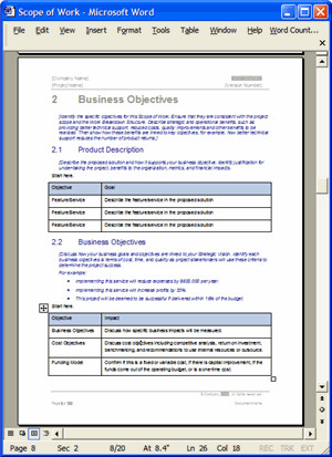 Scope Of Work Template Excel Scope Of Work Template – Download Ms Word &amp; Excel