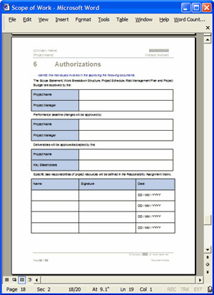 Scope Of Work Template Excel Scope Of Work Template – Download Ms Word &amp; Excel Templates