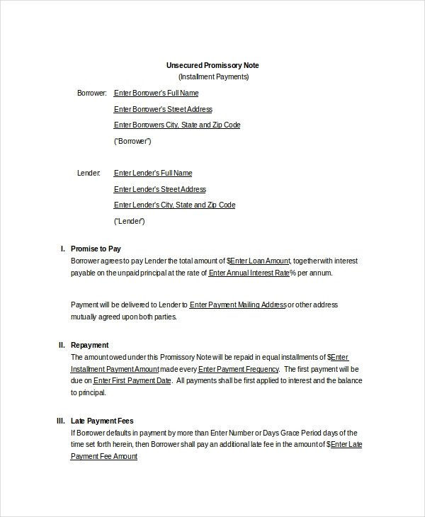 Secured Promissory Note Template 19 Simple Promissory Note Templates Google Docs Ms