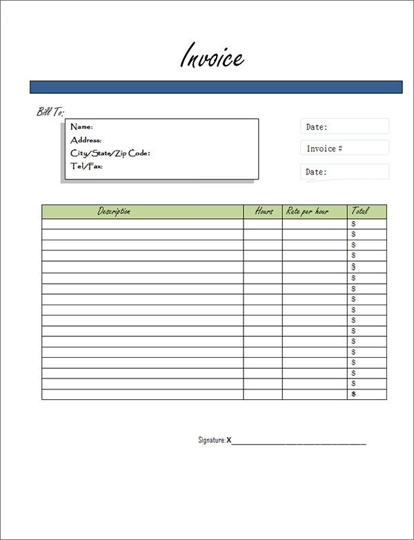 Service Invoice Template Free Service Invoice 28 Download Documents In Pdf Word