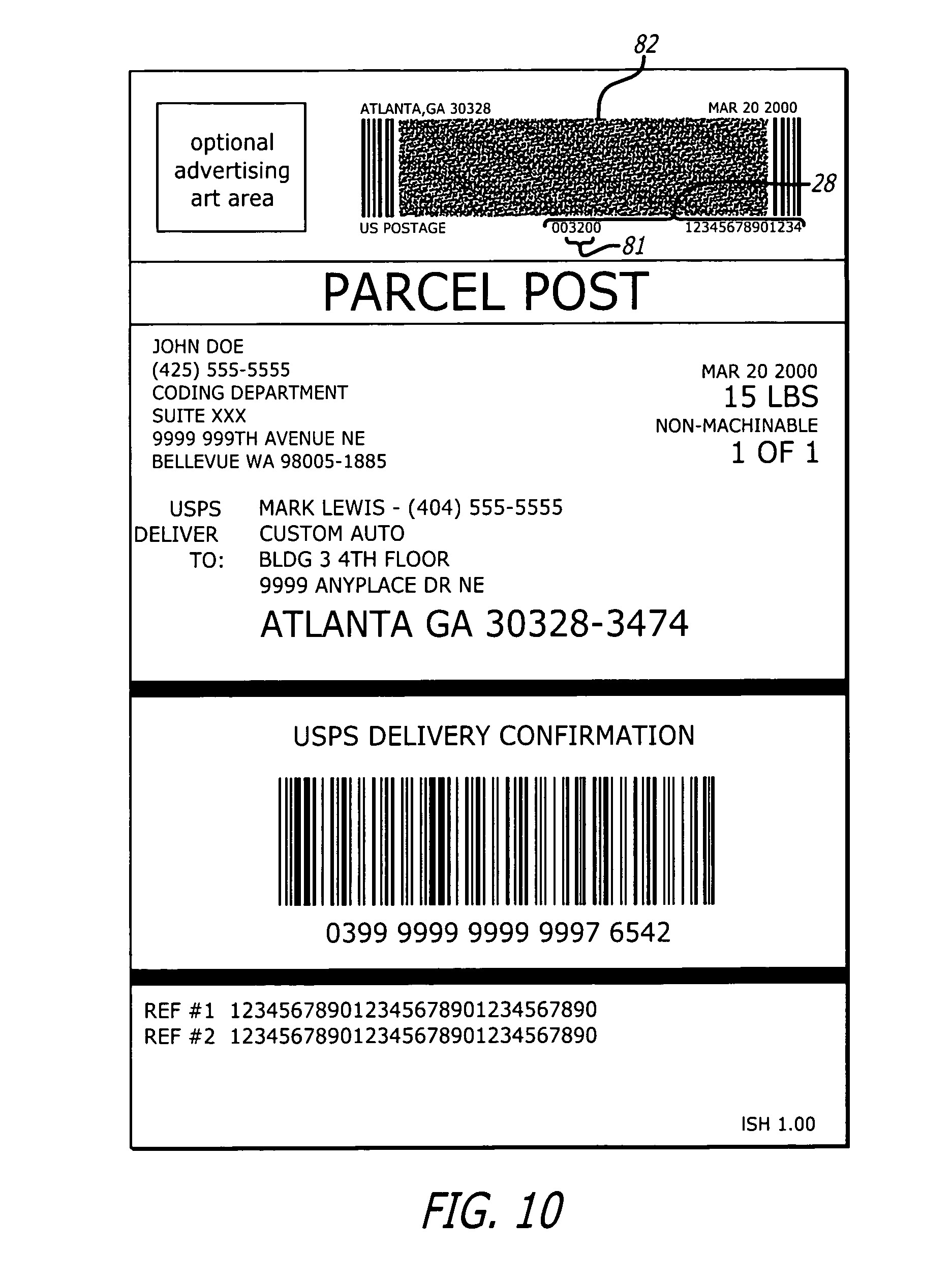 Shipping Label Template Free Ups Shipping Label Template Word