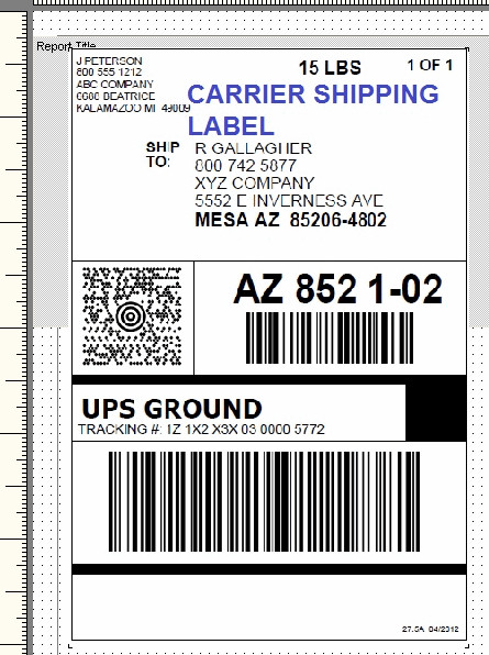 Shipping Label Template Word Ups Shipping Label Template Word