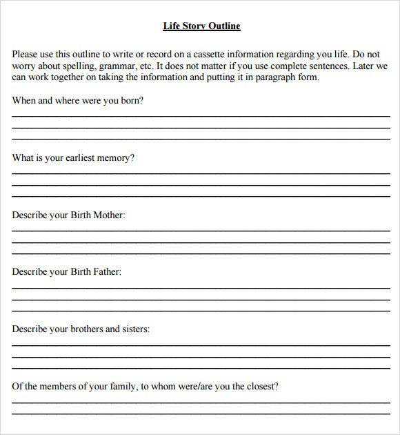 Short Story Outline Template Story Outline Template 9 Download Free Documents In Pdf