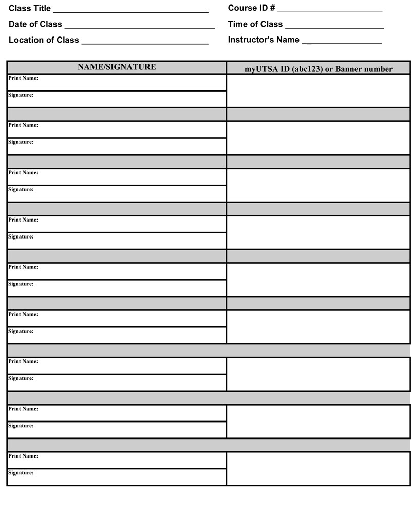 Sign In Sheet Template Doc Sign In Sheet Template