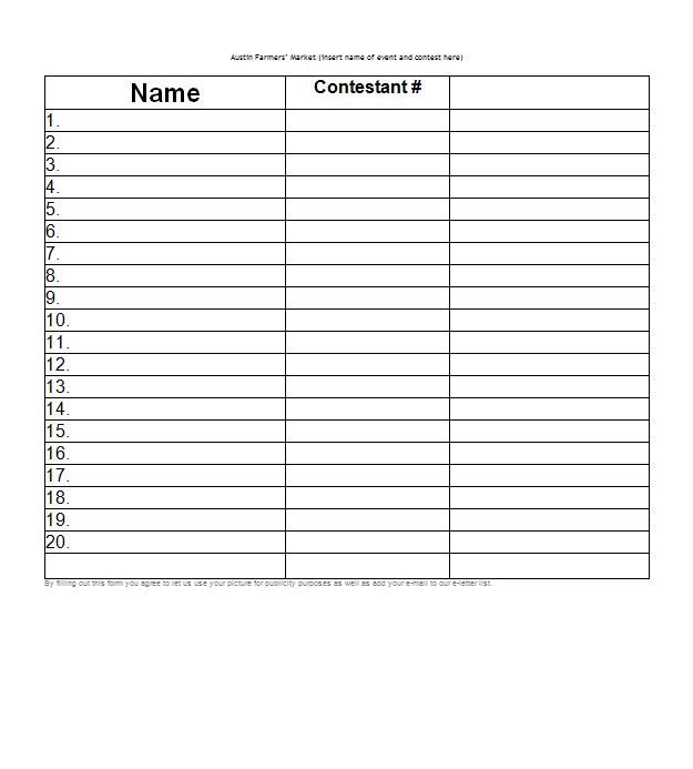 Sign Up form Template 40 Sign Up Sheet Sign In Sheet Templates Word &amp; Excel
