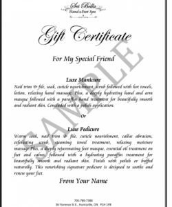 Silent Auction Certificate Template Silent Auction Certificate Template