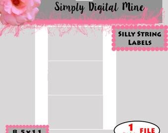 Silly String Gender Reveal Template Silly String Gender Reveal Silly String Included
