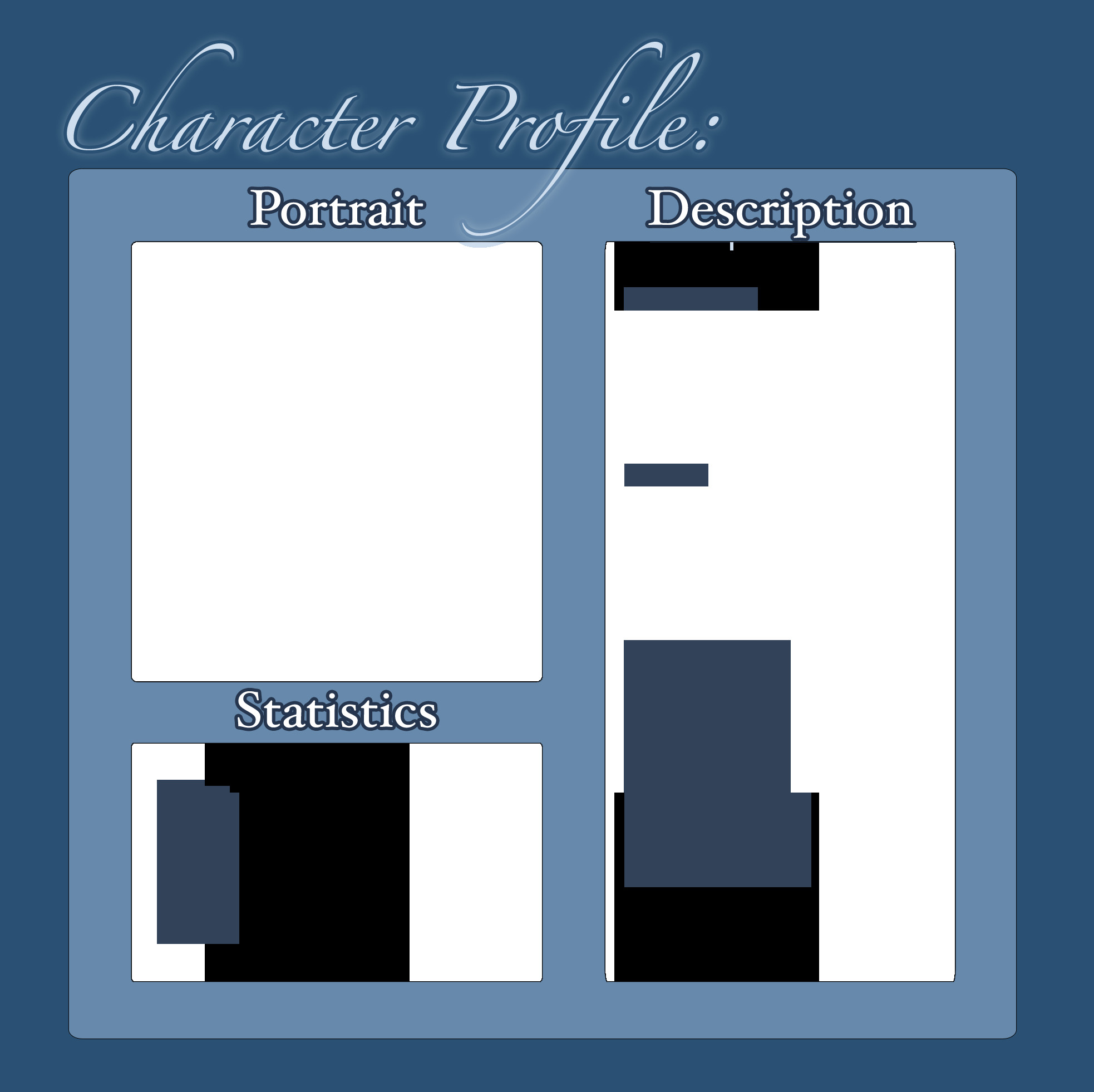 Simple Character Bio Template Character Bio Template