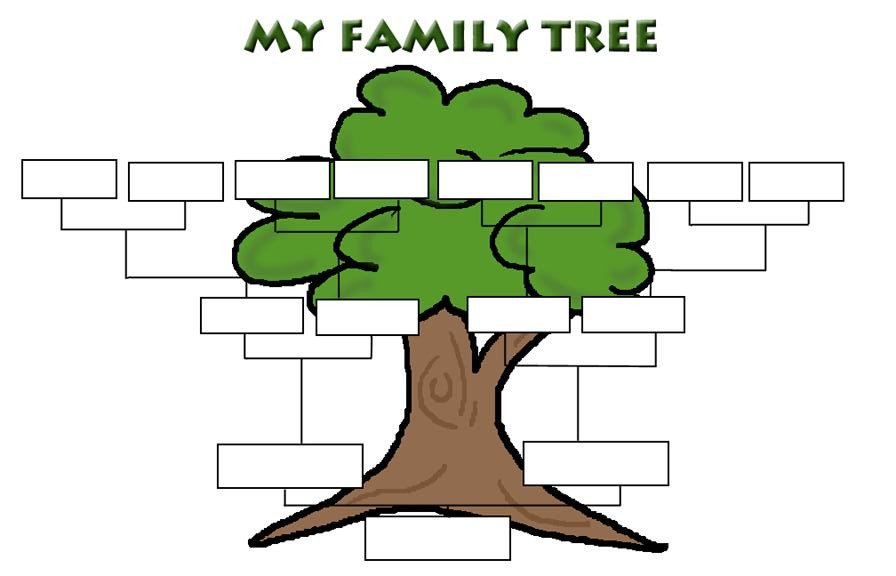 Simple Family Tree Template Simple Family Tree Template Clipart Best