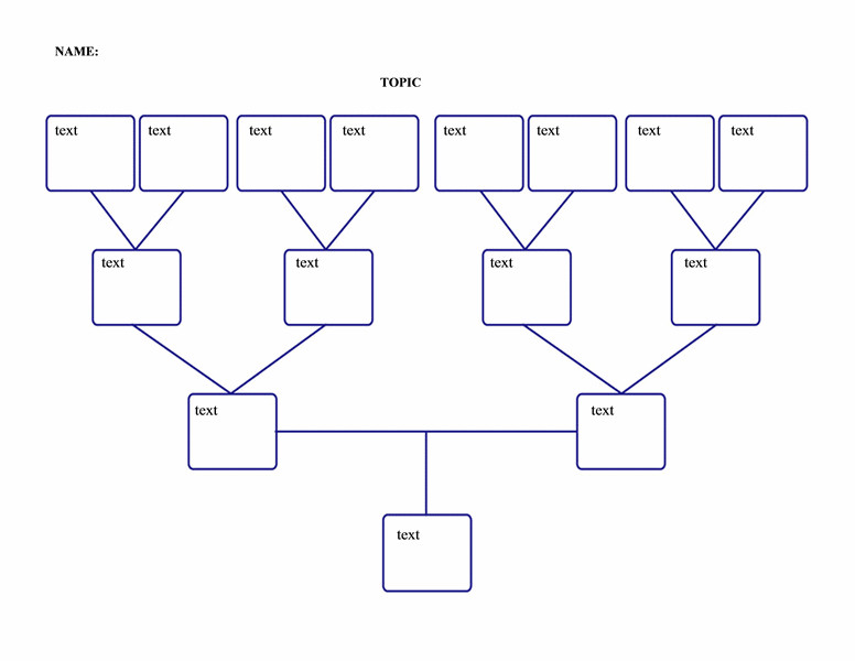 Simple Family Tree Template Very Simple Free Family Tree Template From Microsoft