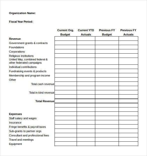 Simple Personal Budget Template Simple Personal Bud Template