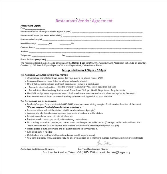 Simple Vendor Agreement Template 27 Sample Vendor Agreement Templates Pdf Doc