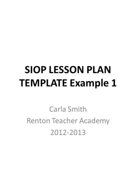 Siop Lesson Plan Template 1 Future City Petition Ppt