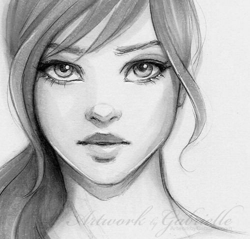 Sketch Of Girl Face This is soooo Good She Titled It &quot;sketch &quot; How is It
