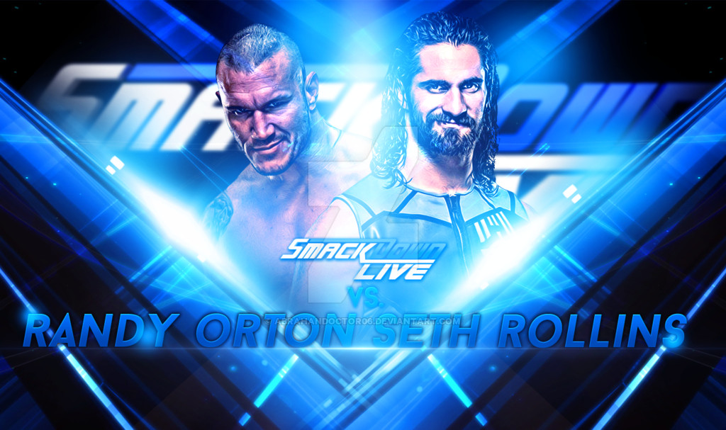 Smackdown Match Card Template Wwe Smackdown Live 2016 Custom Match Card by