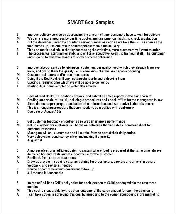 Smart Nursing Goals Examples 30 Smart Goals Examples &amp; Samples Pdf Doc