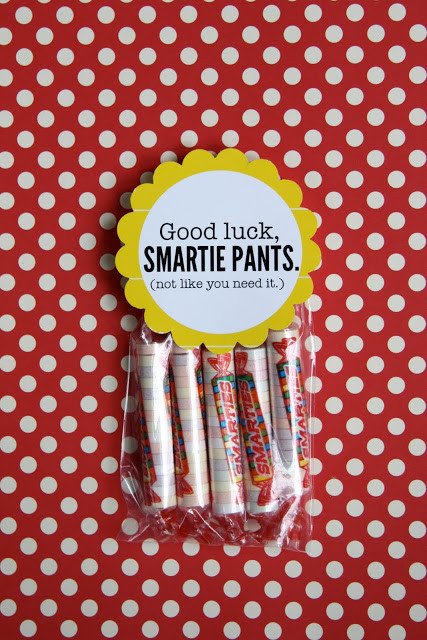 Smartie Pants Printable Template 20 Ways to Make Back to School Fun