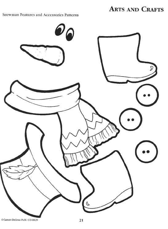 Snowman Scarf Template 29 Of Melted Snowman Template