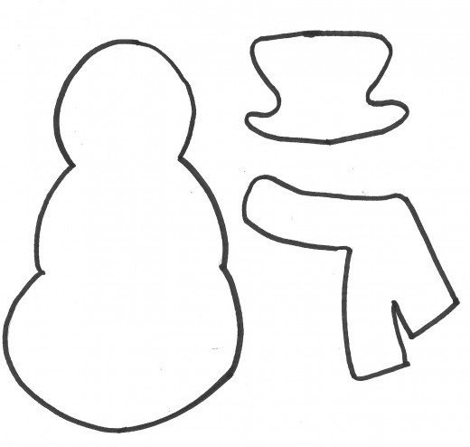 Snowman Scarf Template How to Make A Snowman Gift Bag A Printable Pattern and