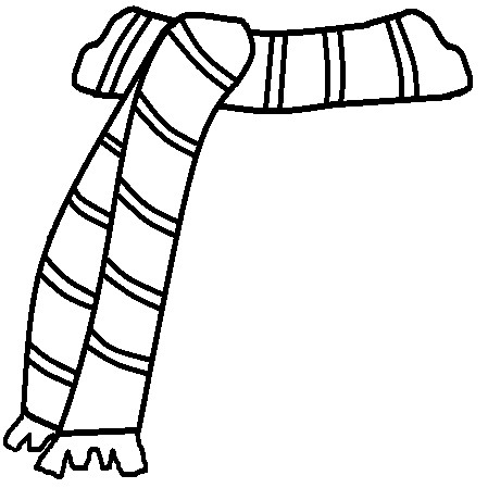 Snowman Scarf Template Scarf 20clipart