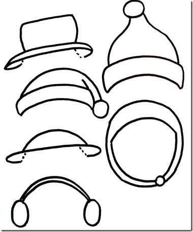 Snowman Scarf Template Snowman Snowman Hat and Hats On Pinterest