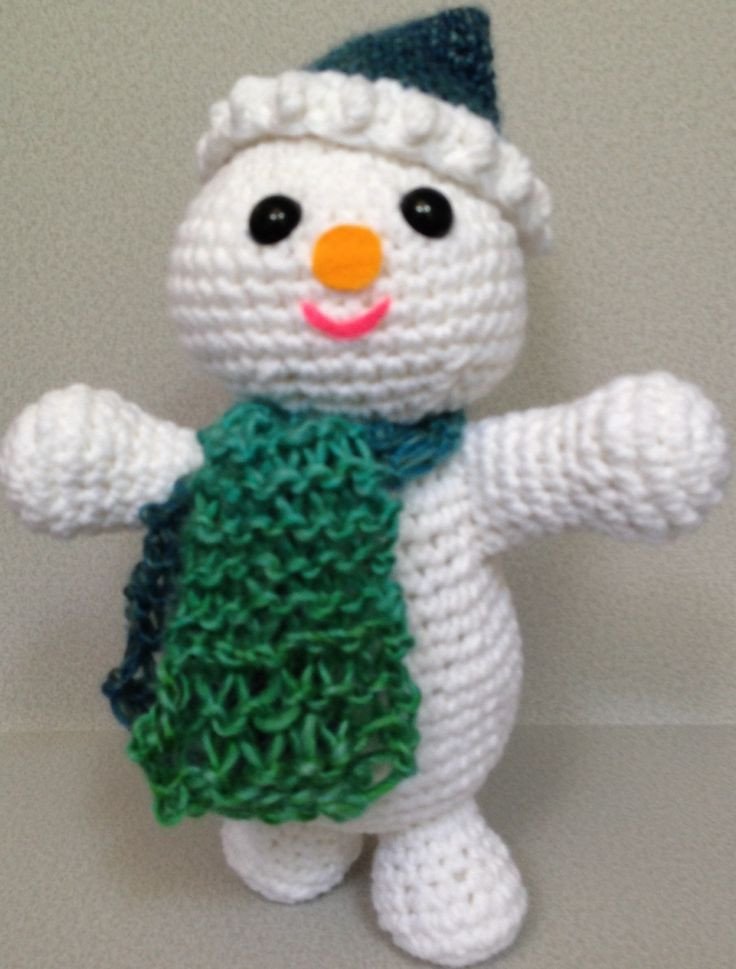 Snowman Scarf Template Snowman with Knitted Scarf Pattern