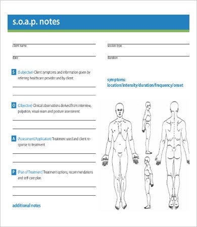 Soap Note Template Pdf soap Note Template 10 Free Word Pdf Documents Download
