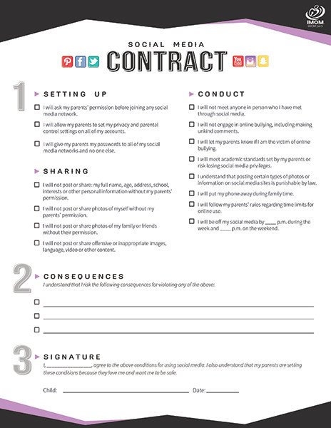 Social Media Contracts Templates [template] social Media Contract Bonsai