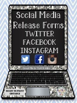 Social Media Release form social Media Release forms Twitter Instagram