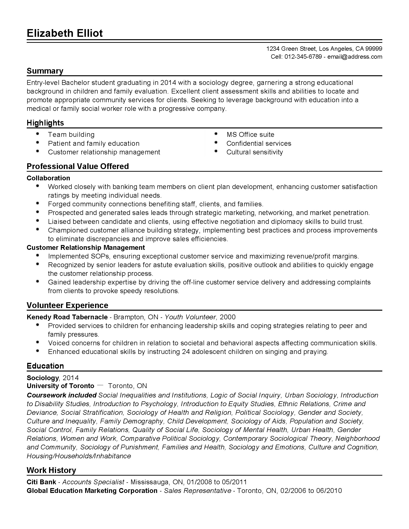 Social Work Resume Template Professional Entry Level social Worker Templates to